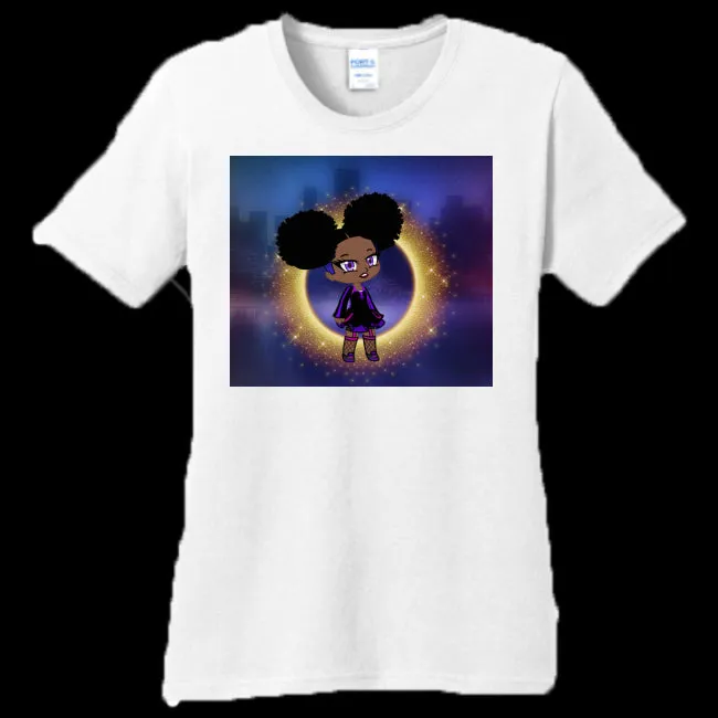 Fro-Puff Women's & Teen's T-shirt - Ships from The US