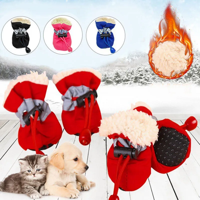 Funki Buys | Dog Boots | Pet Dog Shoes | Dog Cat Anti-Slip Boot