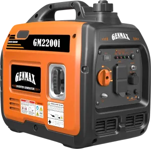 GENMAX GM2200i 20 Amp 1800W/2200W Gas Inverter Generator with CO Detect Parallel Ready New