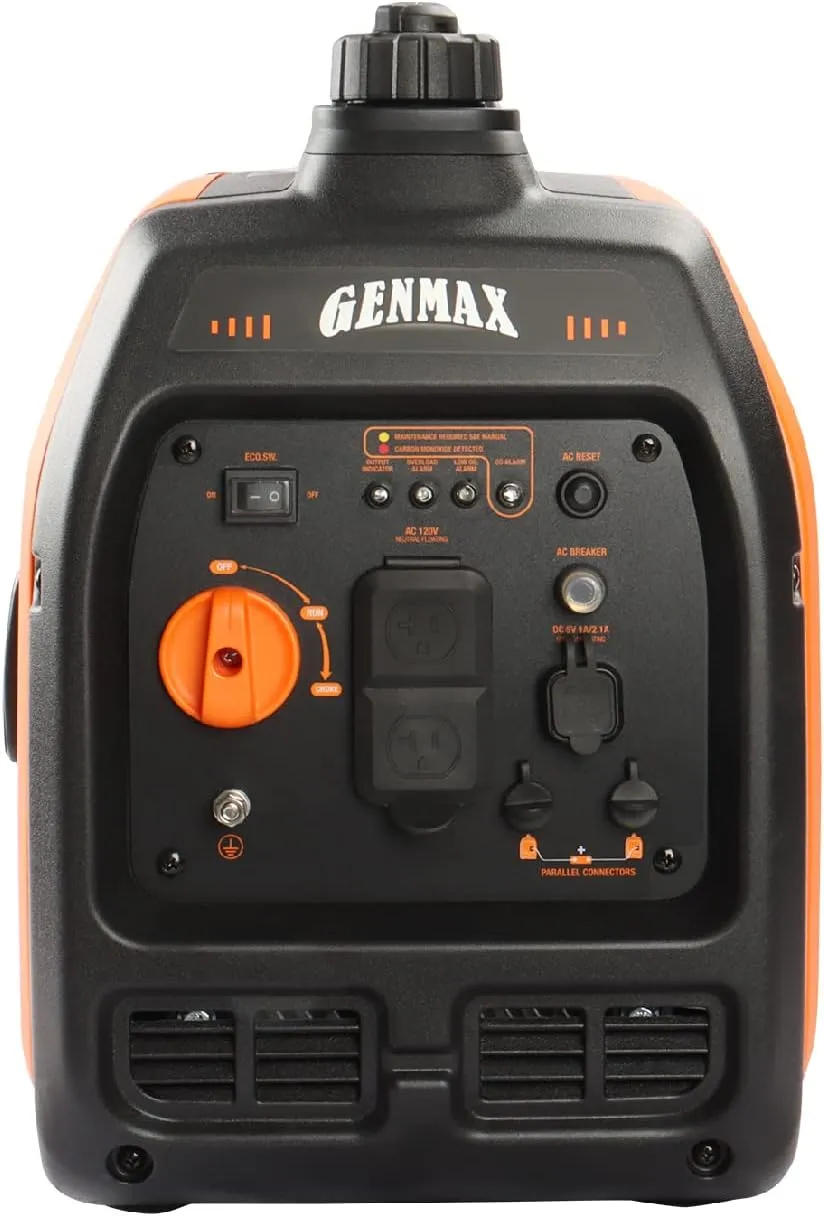 GENMAX GM2200i 20 Amp 1800W/2200W Gas Inverter Generator with CO Detect Parallel Ready New