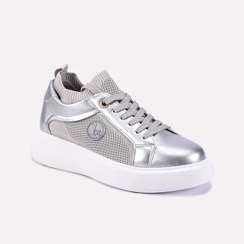 Glimmer Silver Platform Sneakers 0440700