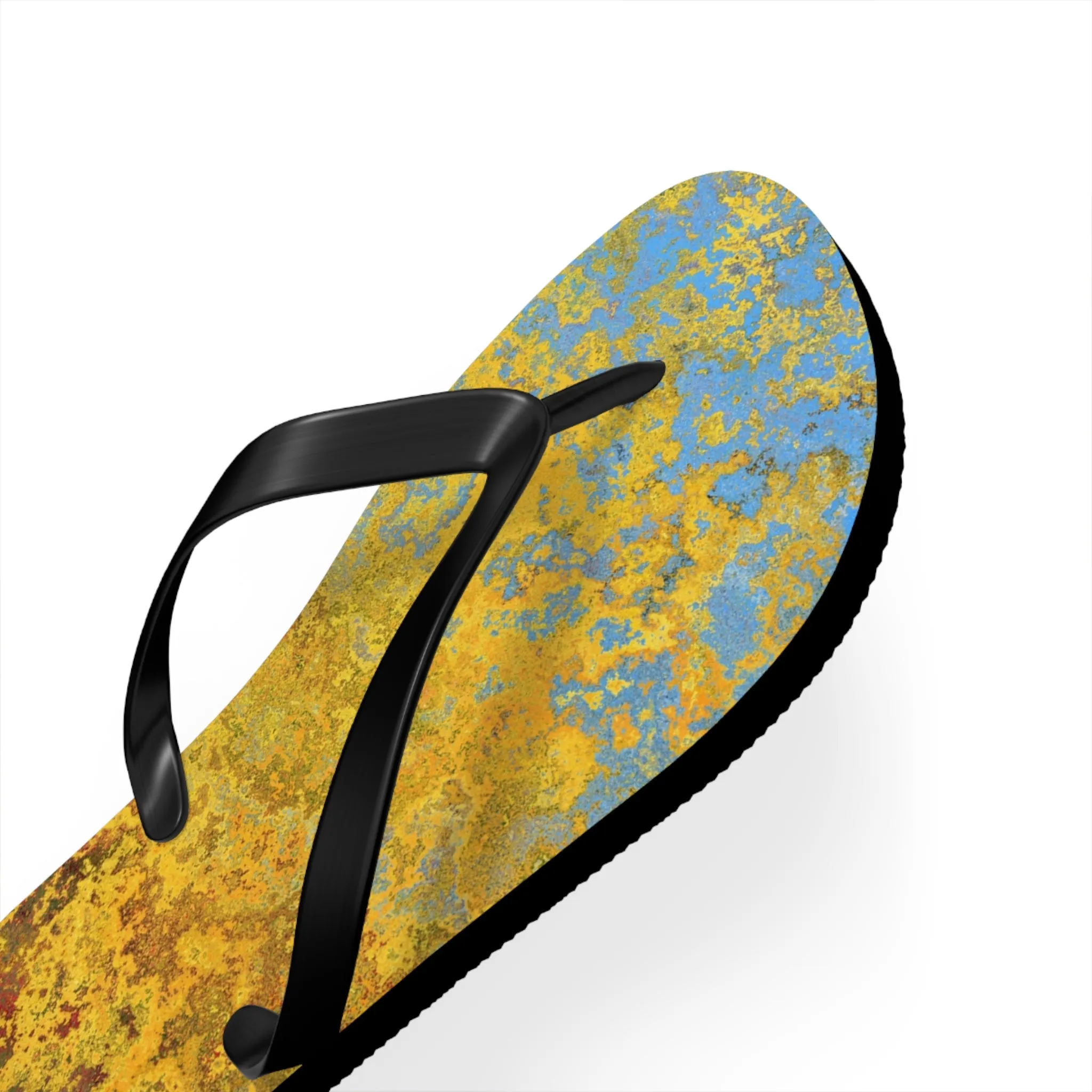 Gold and blue spots - Inovax Flip Flops