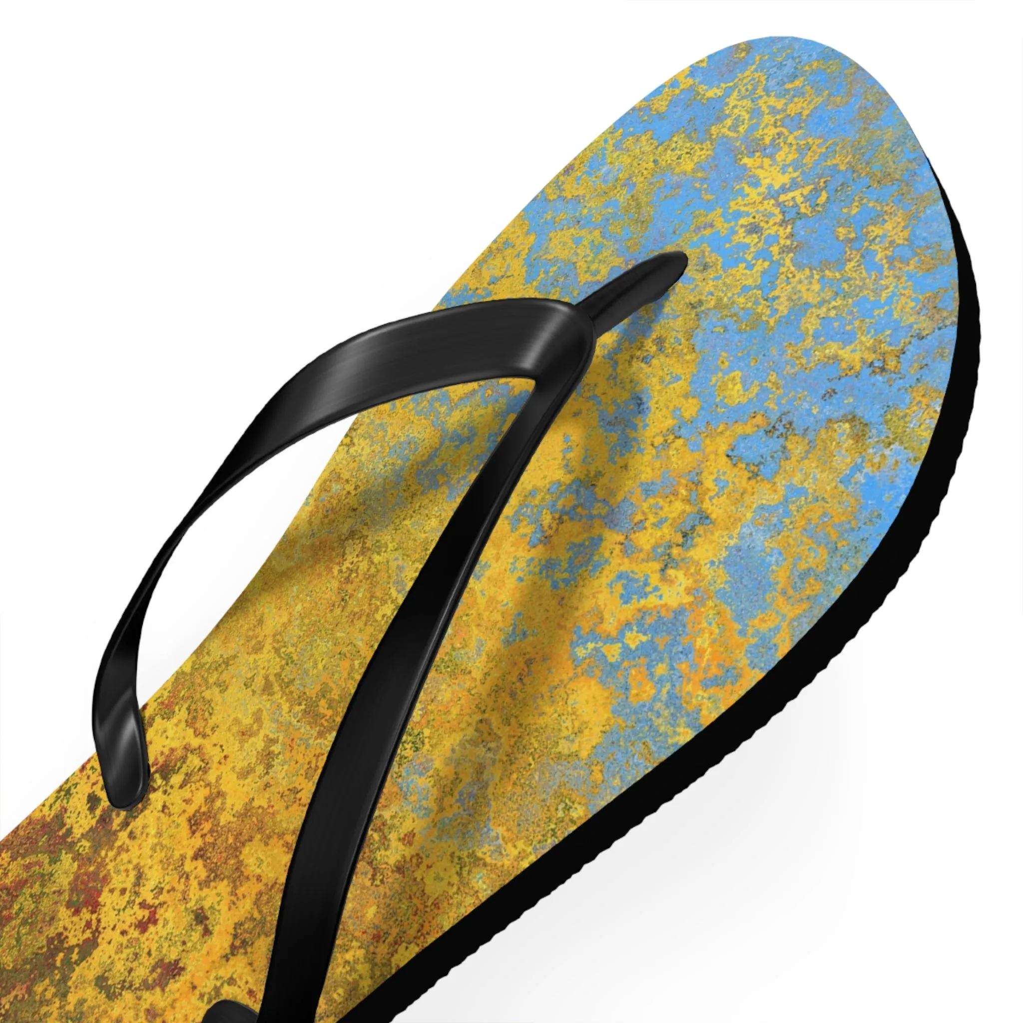 Gold and blue spots - Inovax Flip Flops