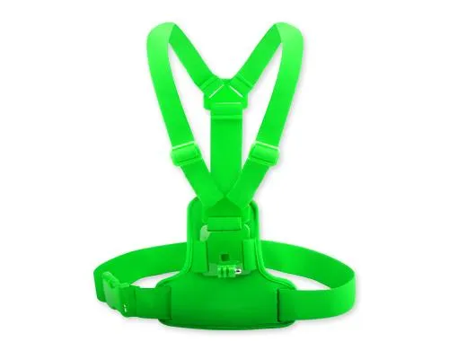 GoPro Adjustable Elastic Chest Mount Harness for Hero Camera - Green