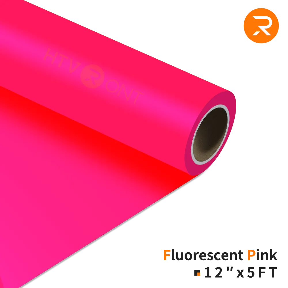 Heat Transfer Vinyl Roll - 12"x5 Ft (36 Colors）