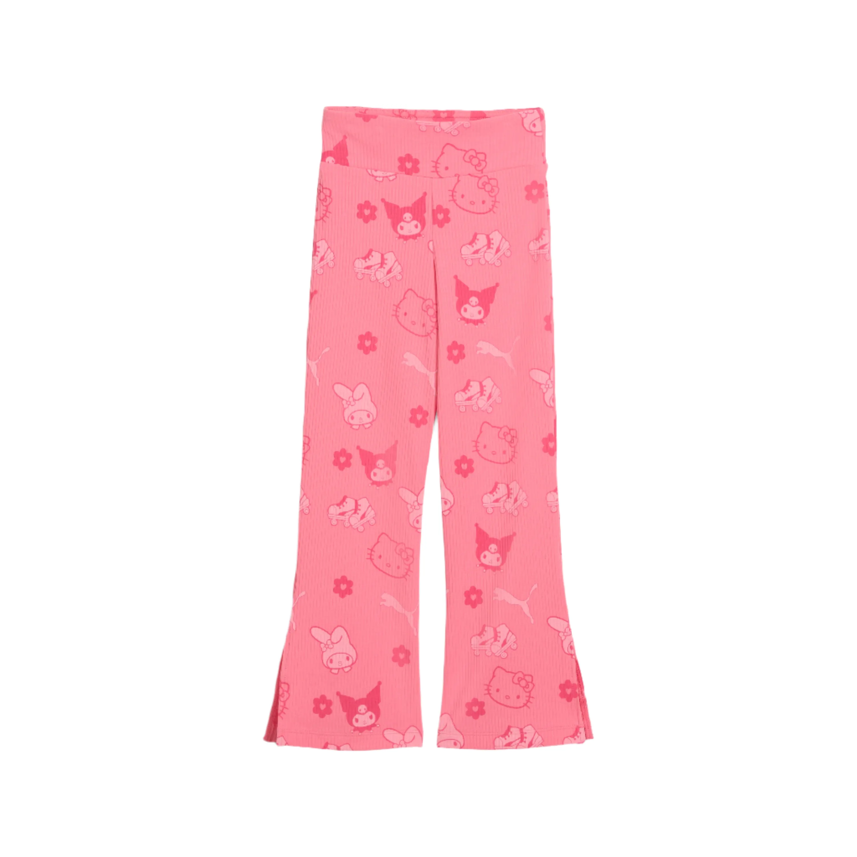 Hello Kitty and Friends x PUMA Kids Ribbed Flared Leggings (Magic Rose)