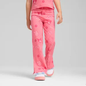 Hello Kitty and Friends x PUMA Kids Ribbed Flared Leggings (Magic Rose)