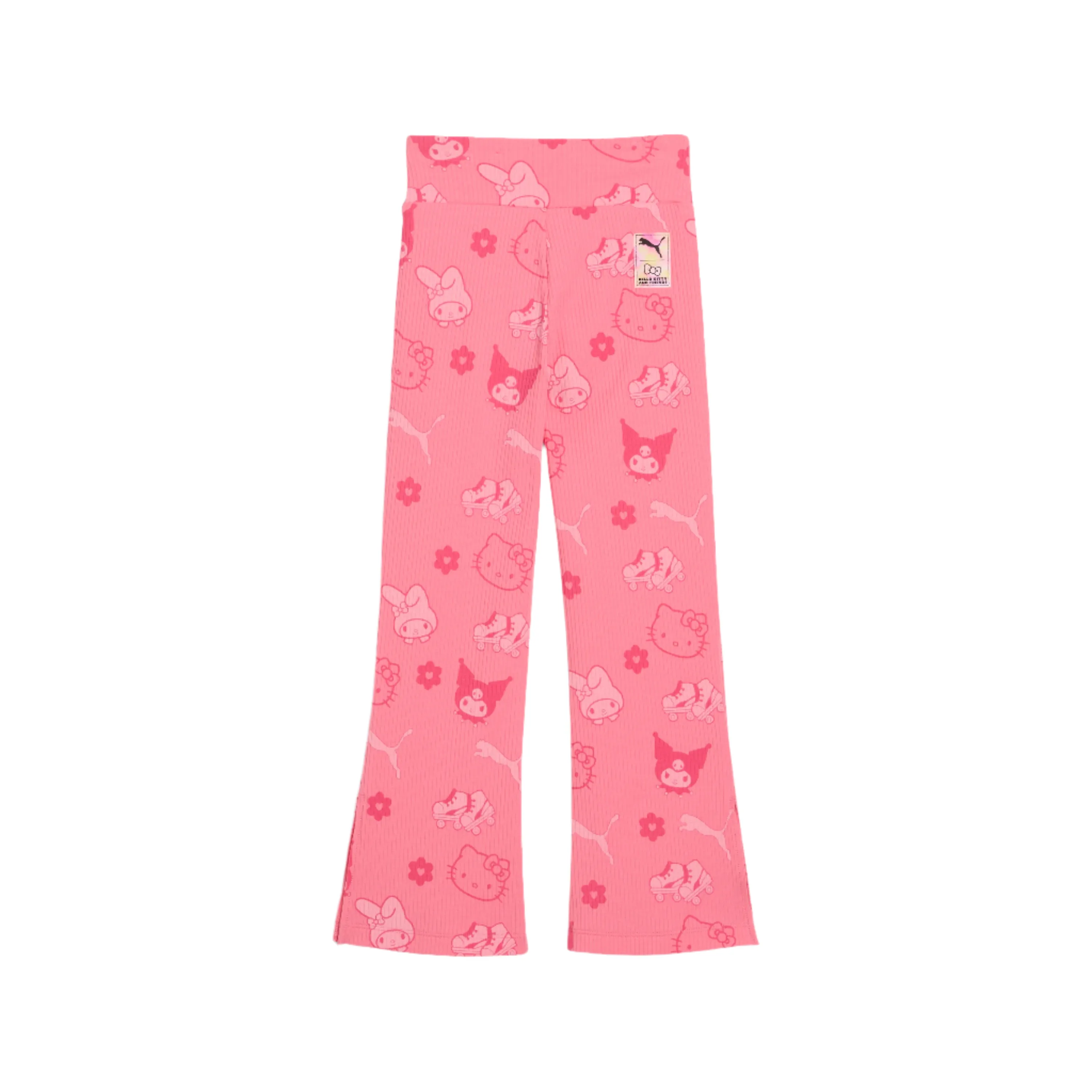 Hello Kitty and Friends x PUMA Kids Ribbed Flared Leggings (Magic Rose)