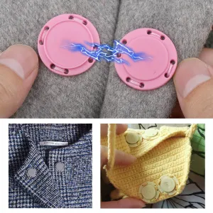 High-Grade Invisible Plastic Magnet Button 10PCS Buckle Clothing Decoration Handwork Sewing Set DIY Scrapbook Clothing Crafts Acc