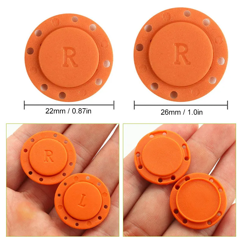 High-Grade Invisible Plastic Magnet Button 10PCS Buckle Clothing Decoration Handwork Sewing Set DIY Scrapbook Clothing Crafts Acc