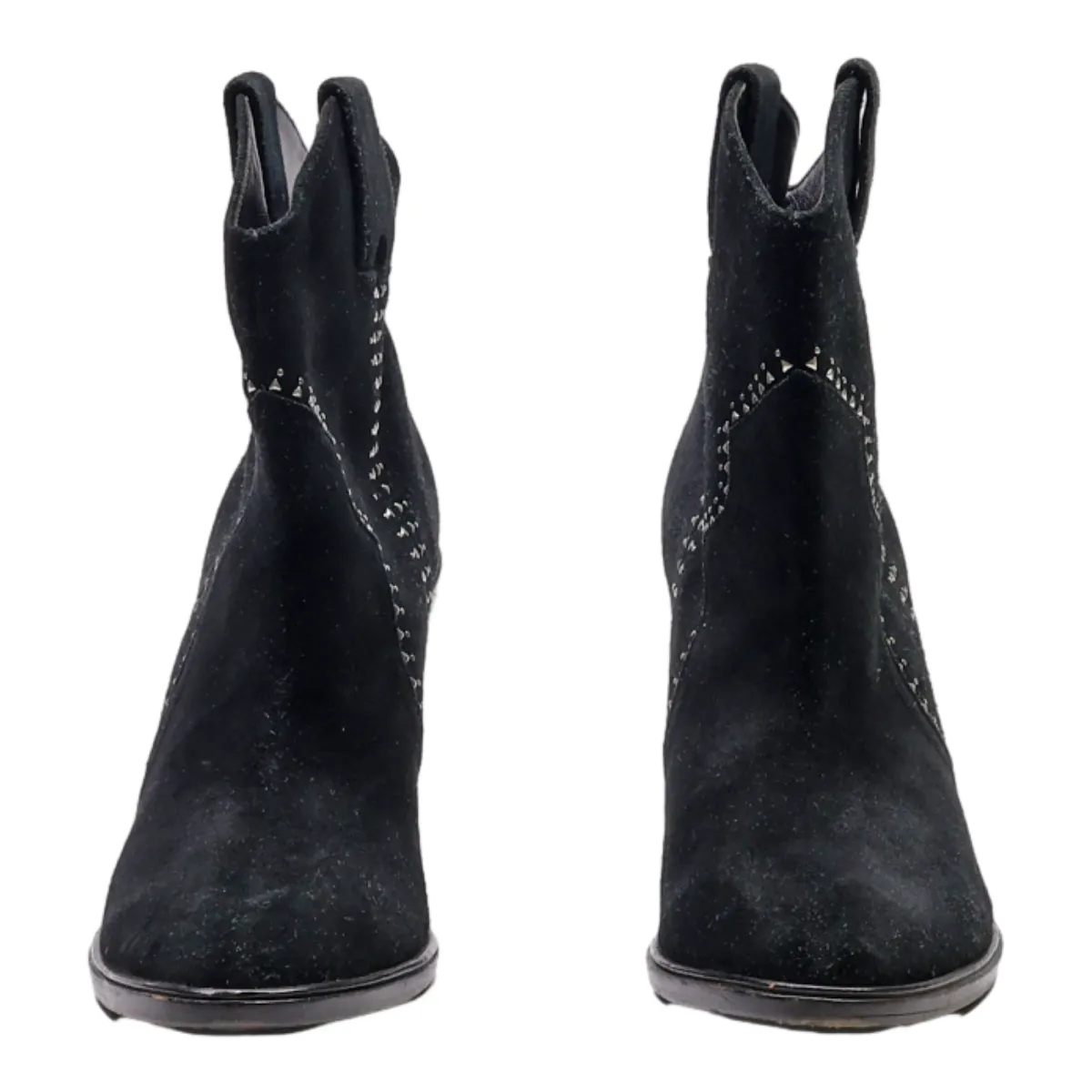 JOIE Ankle Boots Black Leather Womens UK 4.5