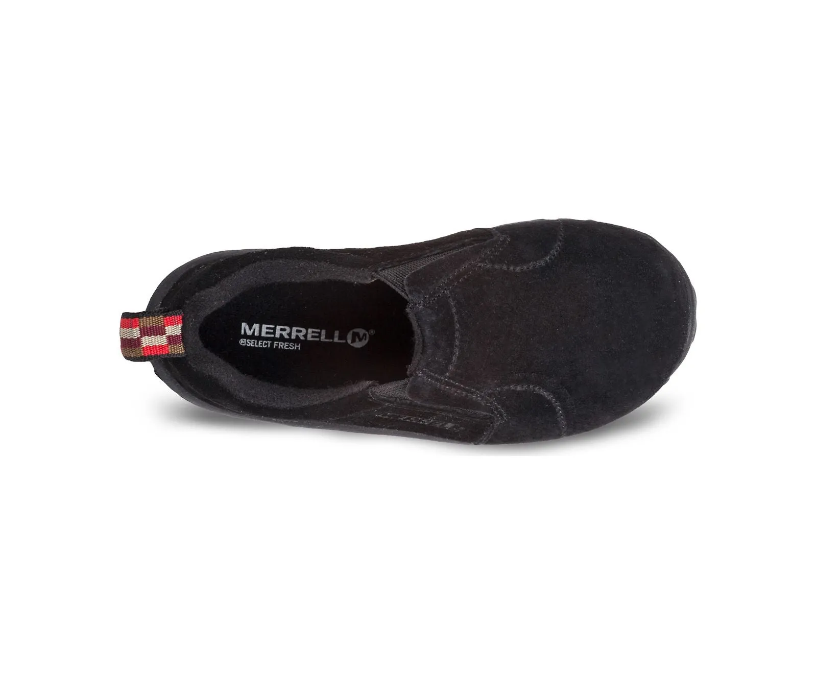 Jungle Moc Kid's Casual Slip-on Shoe - Black Suede