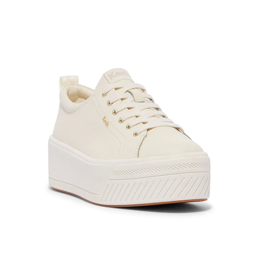 Keds Womens' Skyler Leather Sneaker Off White (WH68134)