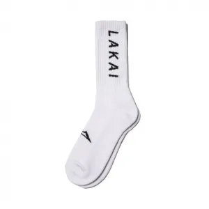 Lakai Simple Crew Sock - White