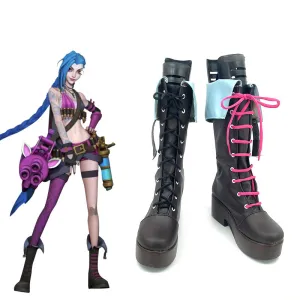 League of Legends Jinx Cosplay Shoes