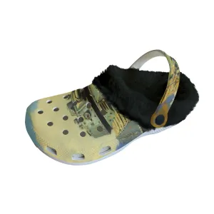 Mc#25 Men's Classic Clogs with Fleece, tank print