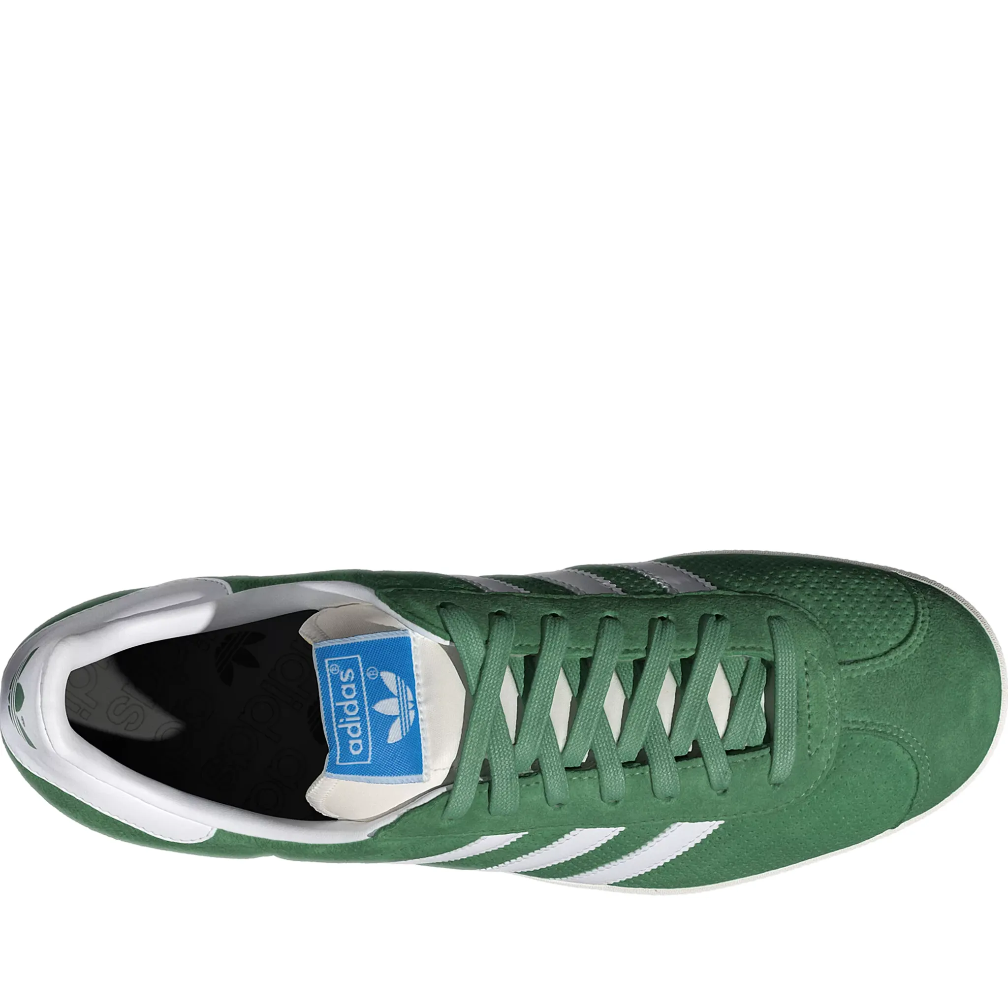 Men's Adidas Gazelle Shoes - Green / white