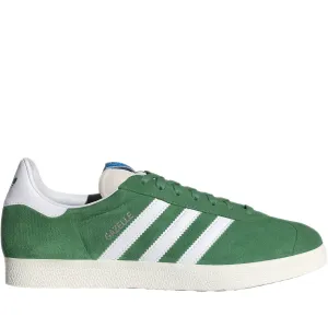 Men's Adidas Gazelle Shoes - Green / white