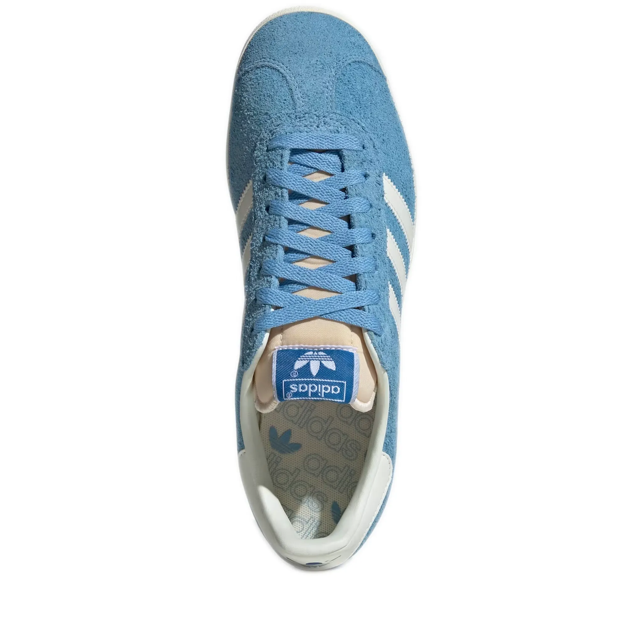 Men's Adidas Gazelle Shoes - Light Blue / Off White / Cream White