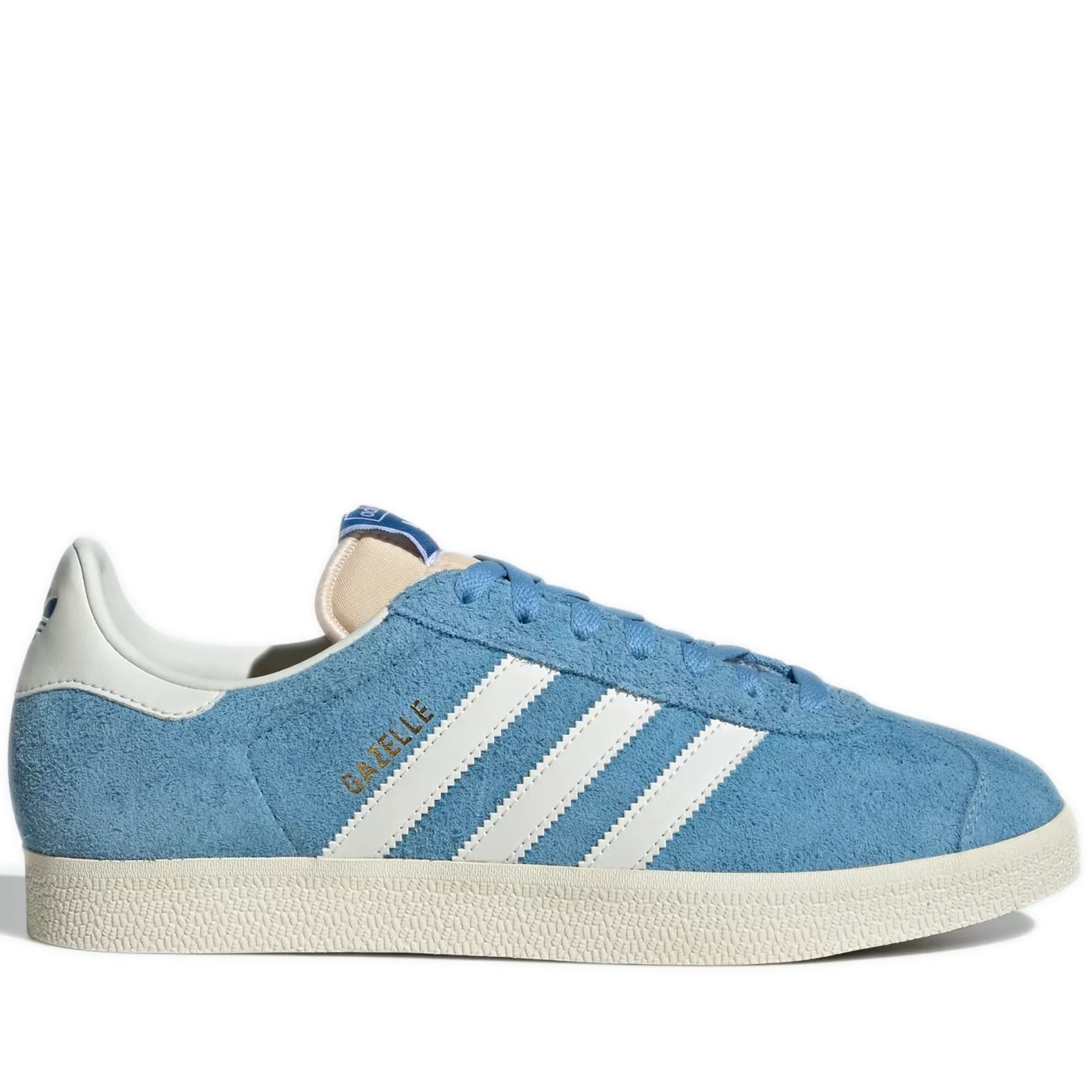 Men's Adidas Gazelle Shoes - Light Blue / Off White / Cream White