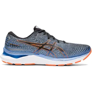 Men's Asics GEL-Cumulus 24, Black/Shocking Orange, 8 2E Wide