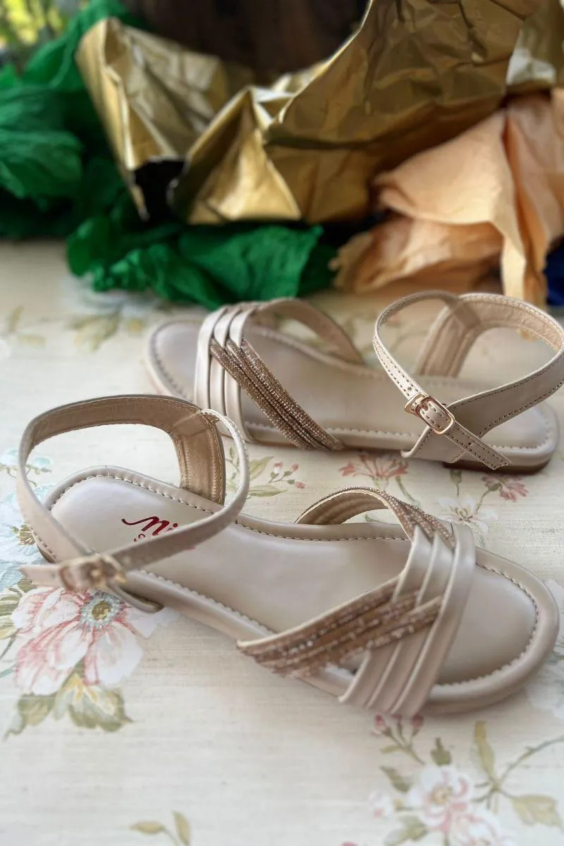 MILLI SHOES - Sandals - Golden - 3117