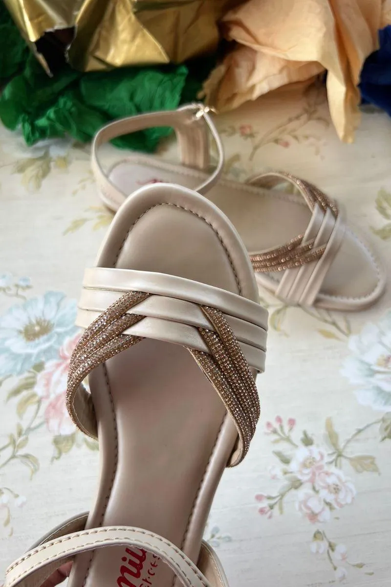 MILLI SHOES - Sandals - Golden - 3117