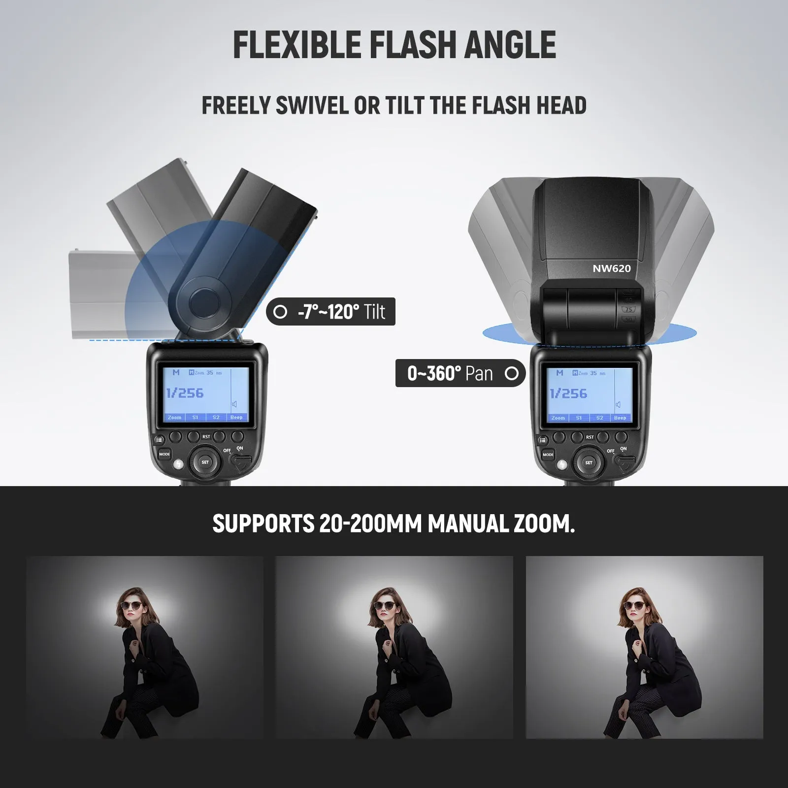 NEEWER NW620 Speedlite Flash（Non TTL）