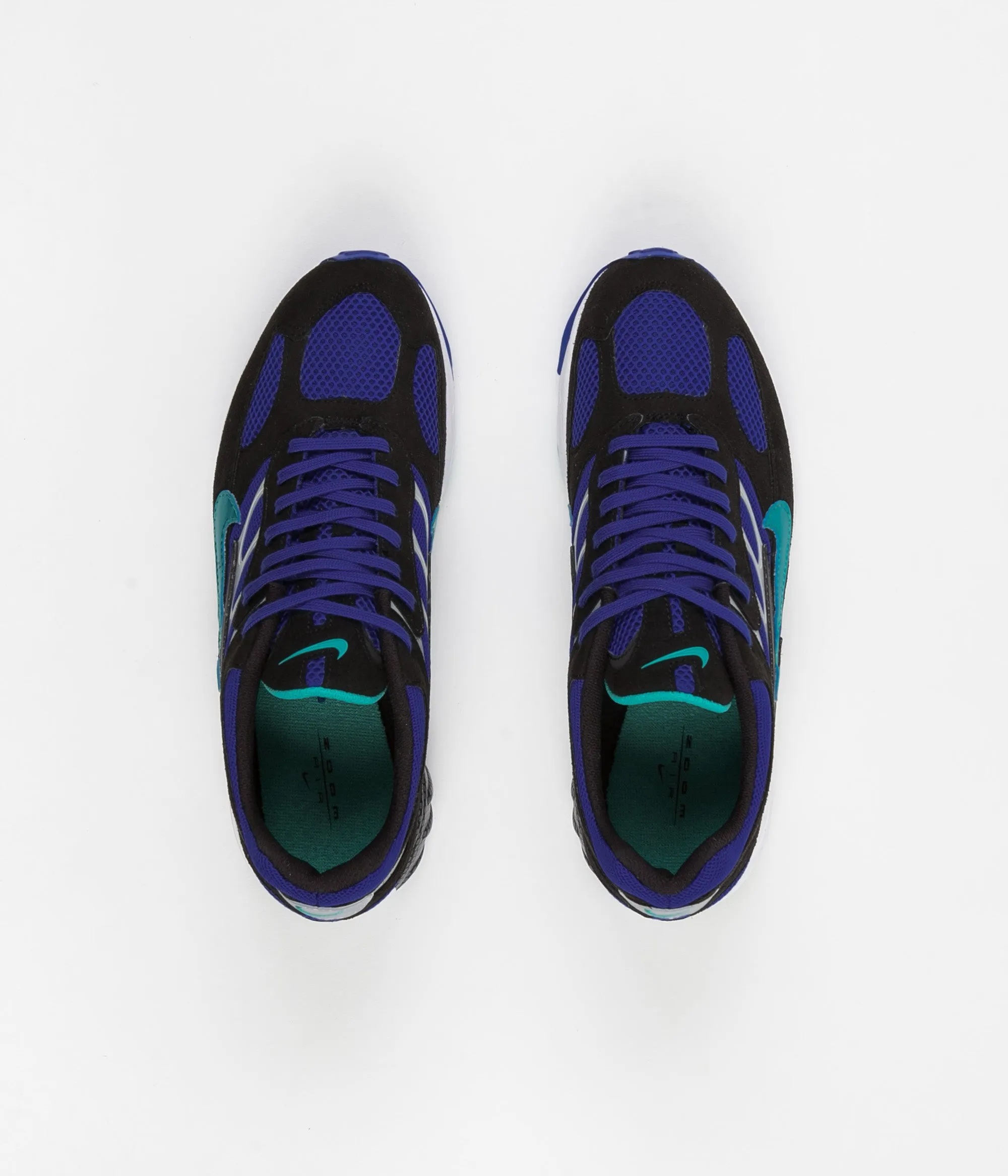 Nike Air Ghost Racer Shoes - Black / Hyper Jade - Racer Blue - Wolf Grey