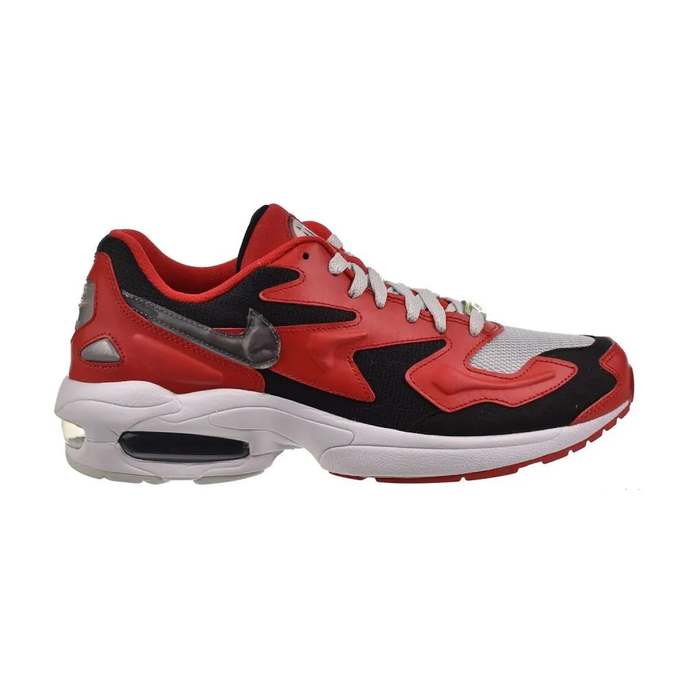 Nike Air Max 2 Light Men's Shoes University Red-Black-Silver ao1741-601