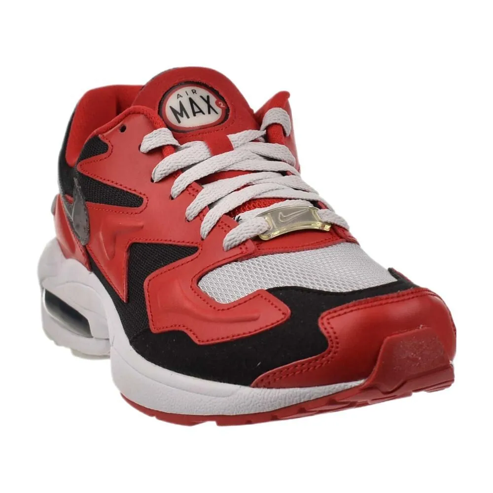 Nike Air Max 2 Light Men's Shoes University Red-Black-Silver ao1741-601