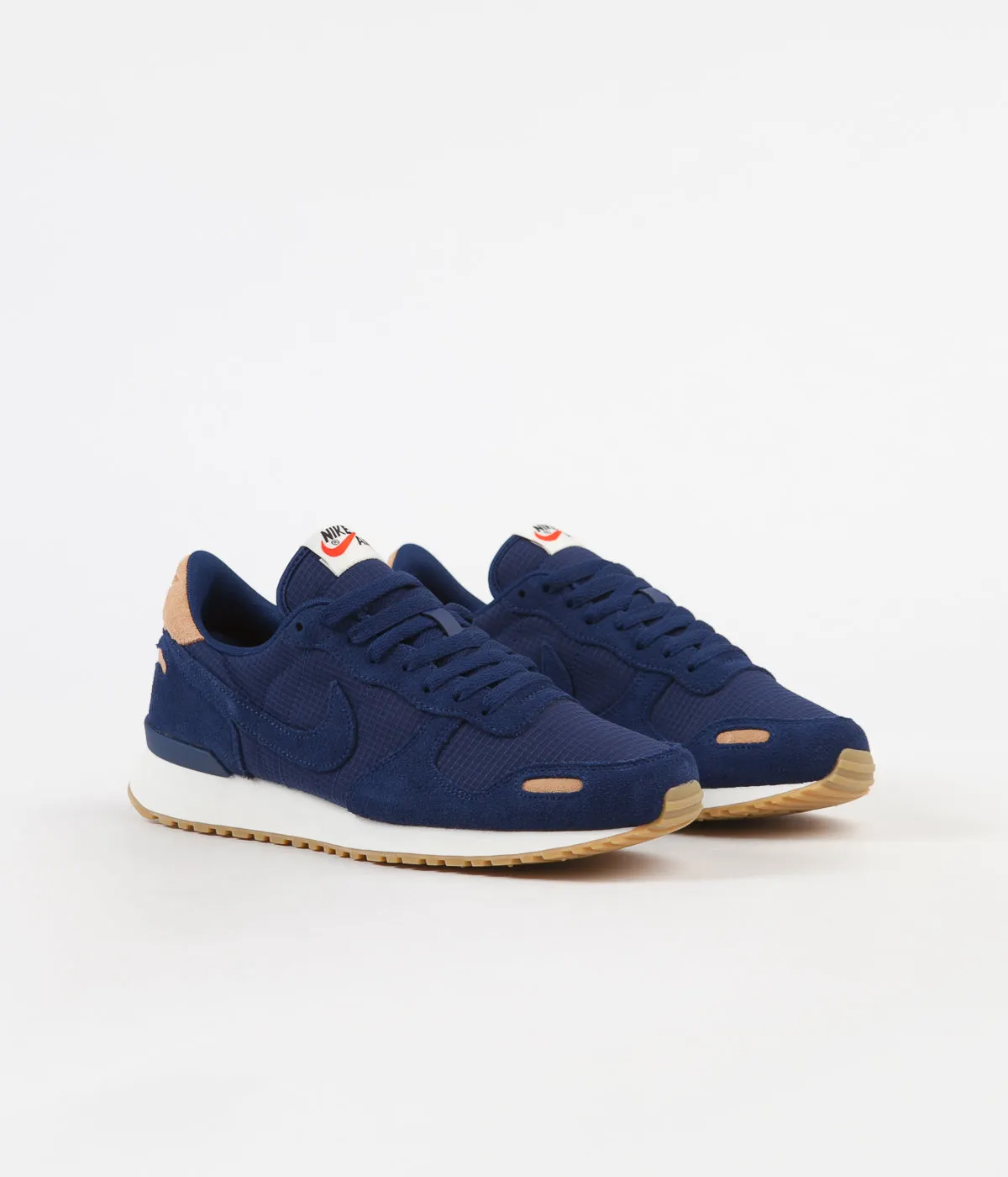 Nike Air Vortex Leather Shoes - Blue Void / Blue Void - Praline - Sail