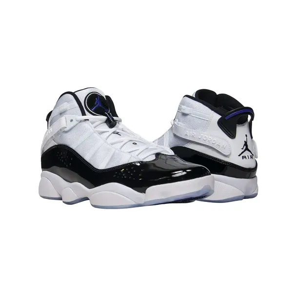 Nike Men's Jordan 6 Rings Shoes - White / Black / Dark Concorde Blue