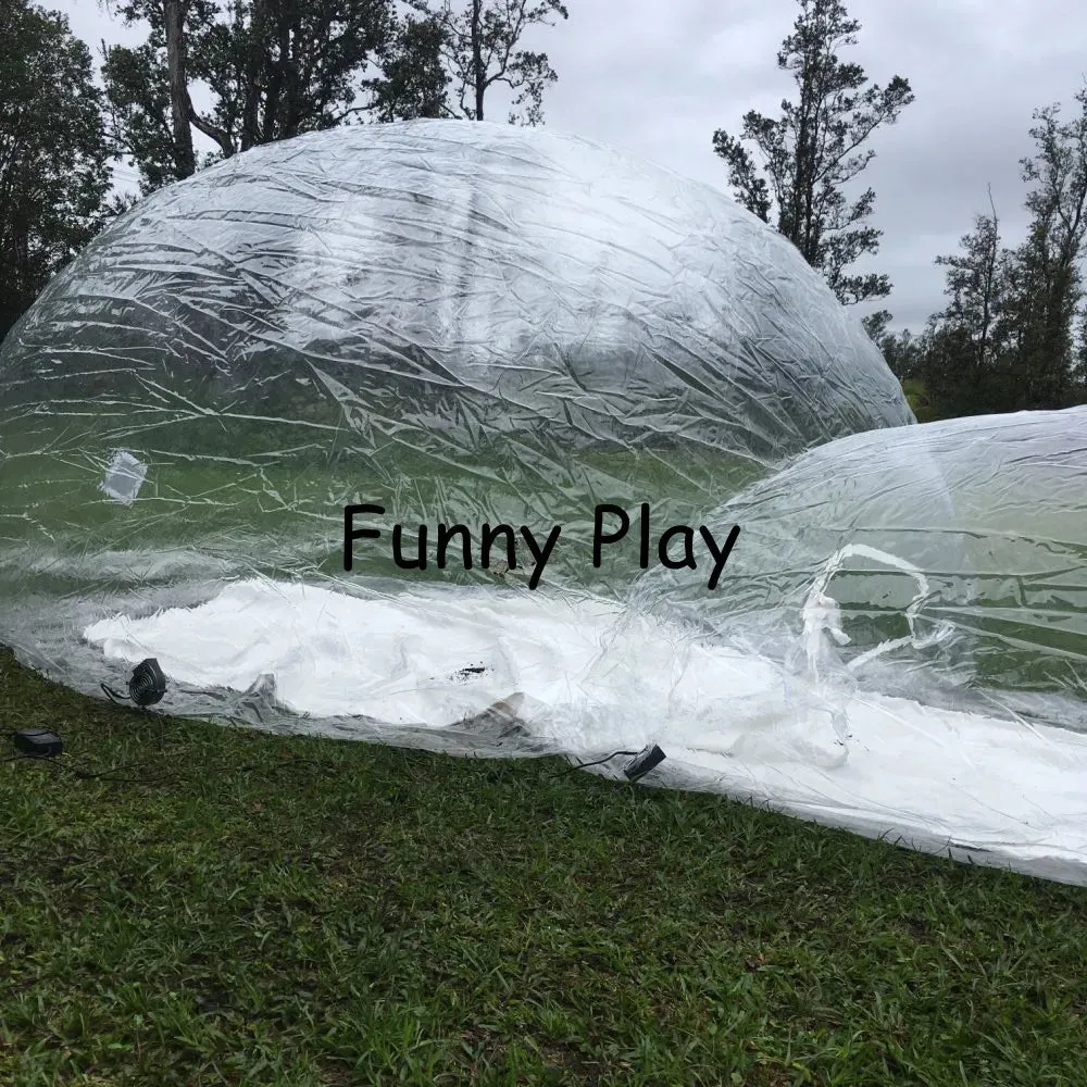 Outdoor Inflatable Camping Bubble Tent,Inflatable Lawn Dome Transparent Tents,Air Emergency Tents,Inflatable Sealed Tent Shelter