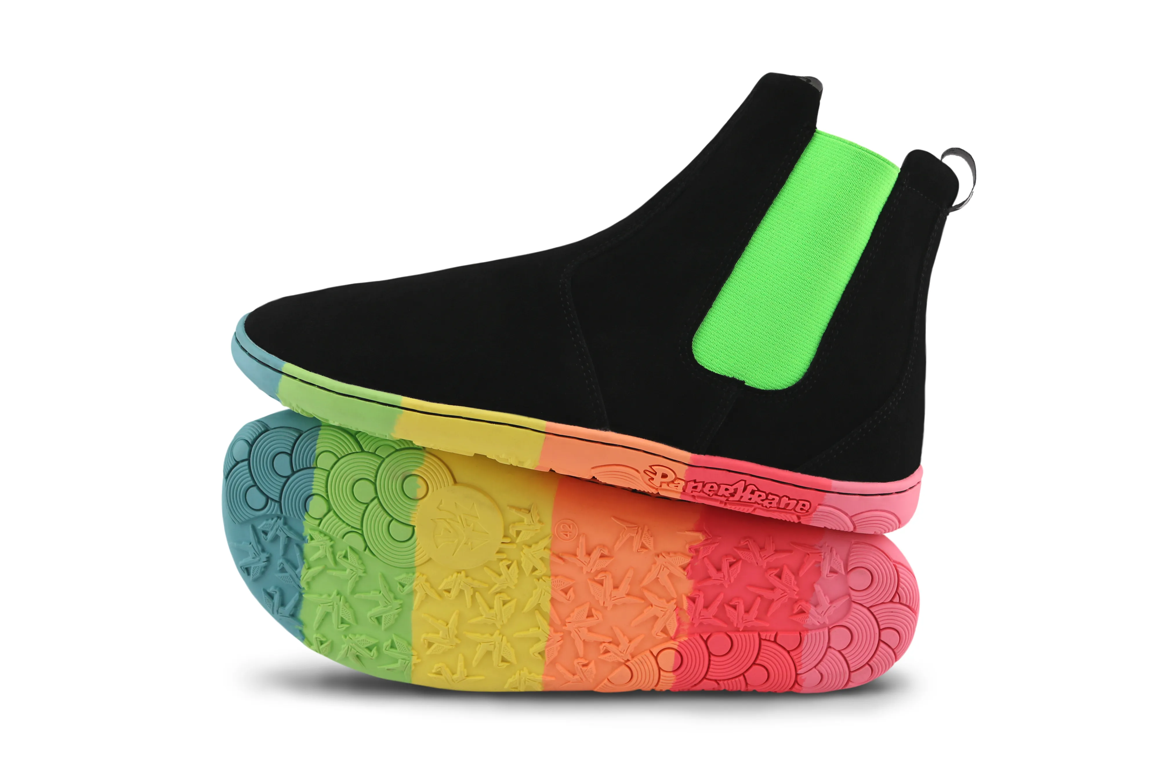 PaperKrane Adult Boots - Skittle Neon