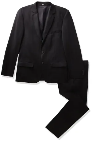 PARK AVENUE Wool Men's Full Sleeve Slim FIT Black Formal Suit (PMDL03604-K9 36)