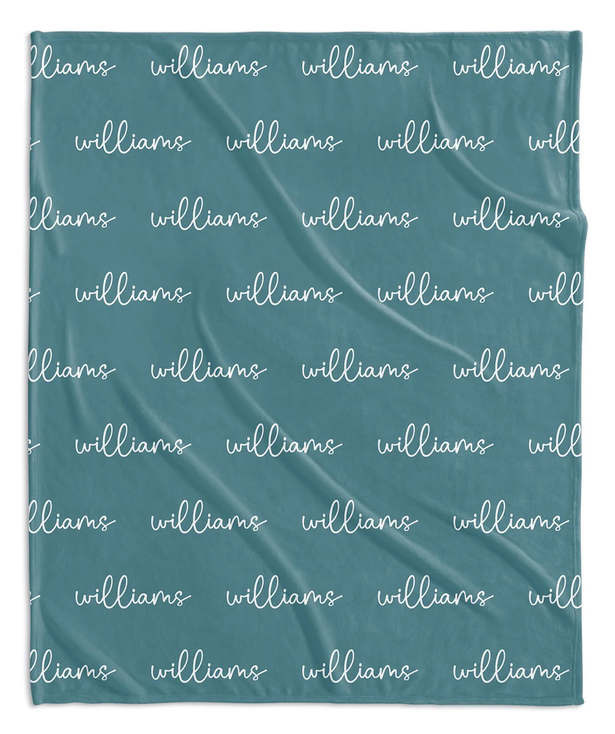 Personalized Name Blanket - Script (JEWEL TONE COLOR OPTIONS)