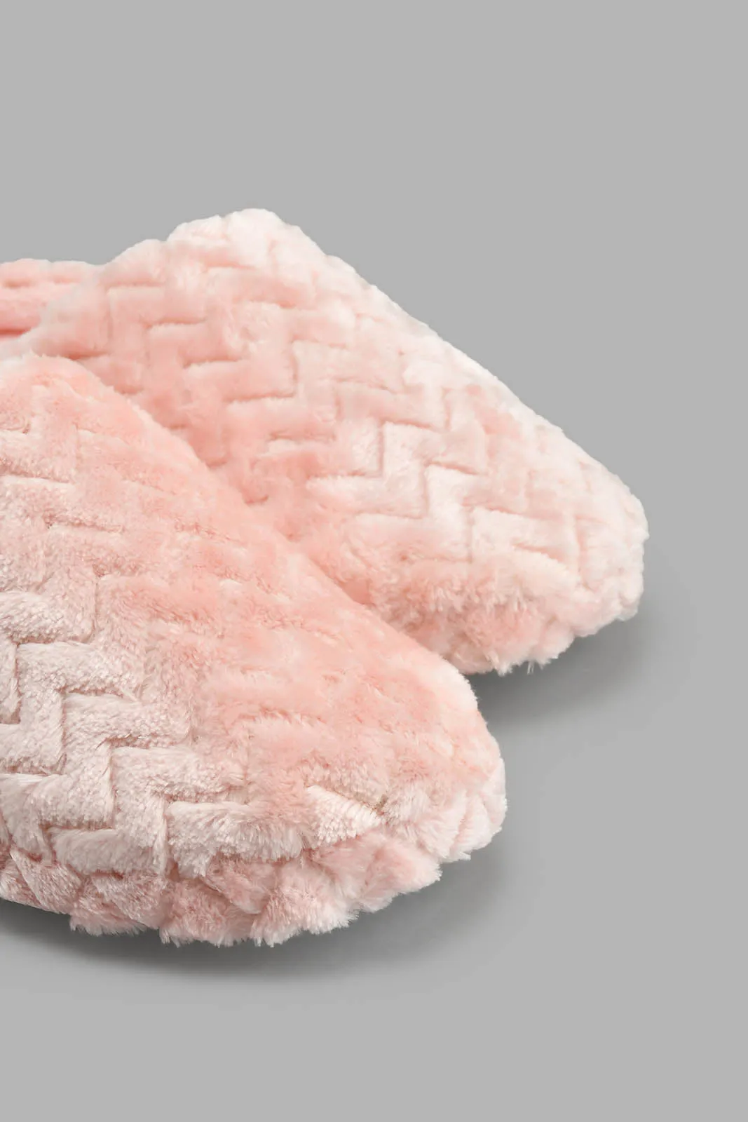 Pink Fur Slipper