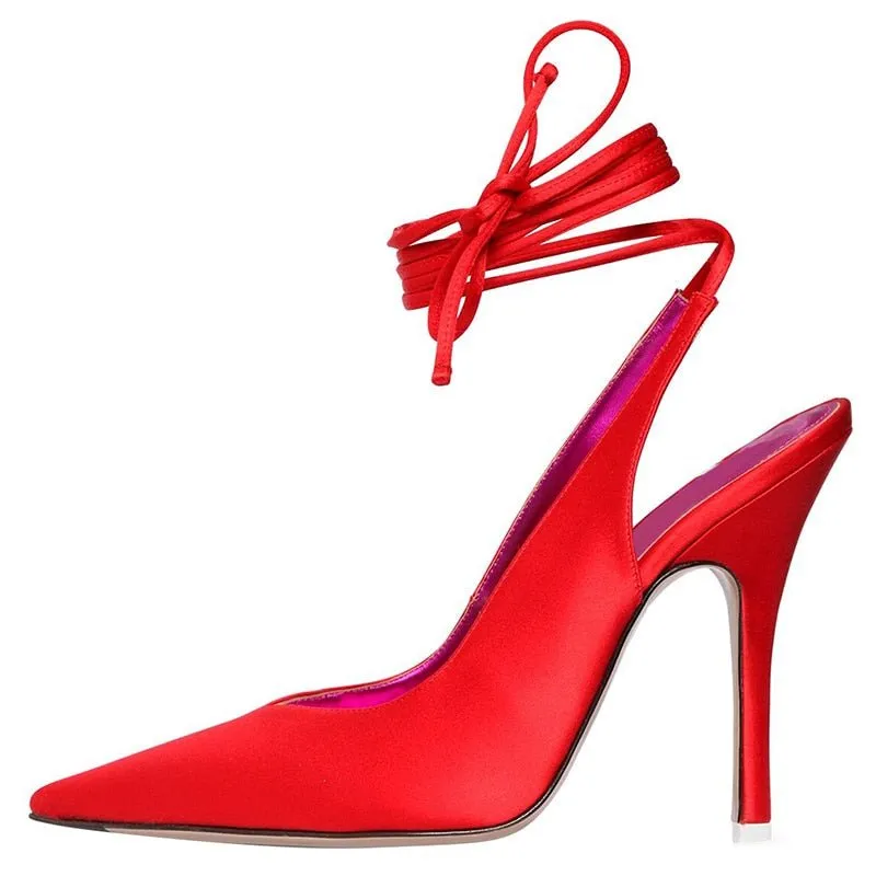 Pre Order:  Tie Up Women's Pumps