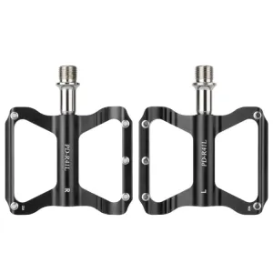 PROMEND PD-R41L 1pair Bicycle Aluminum Alloy Perrin Bearing Pedals(Black)