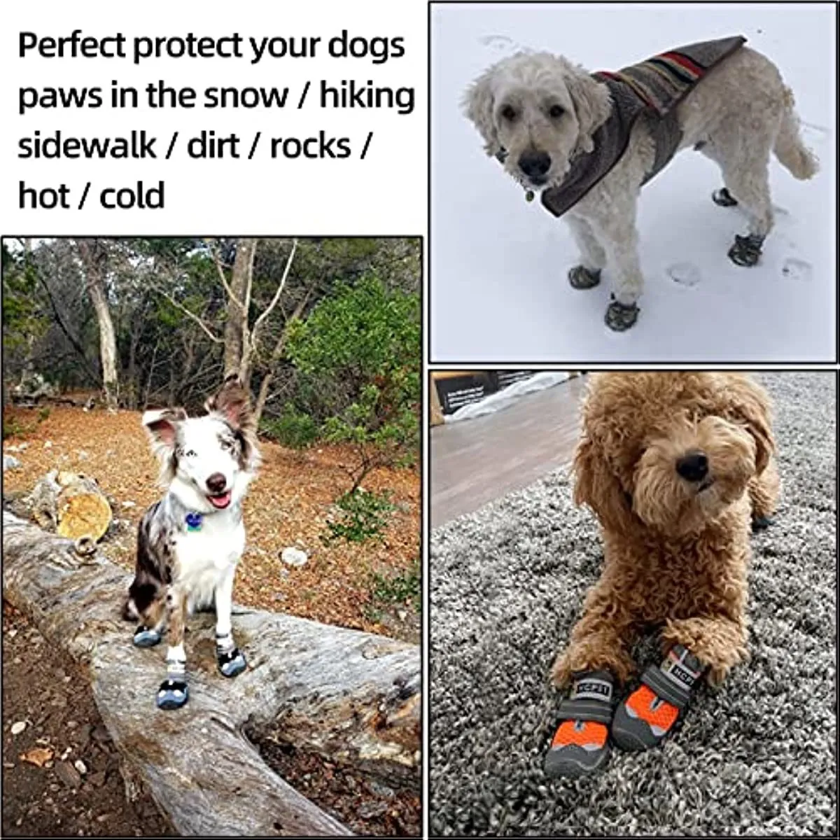 Protective Breathable All Weather Dog Shoes