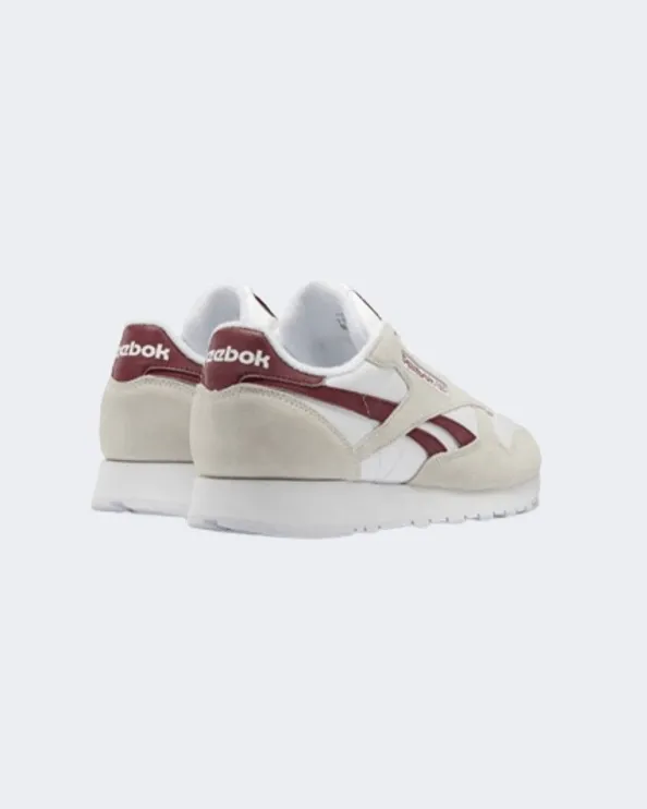 Reebok Classic Leather Men Running Shoes White/Burgundy Gx8749