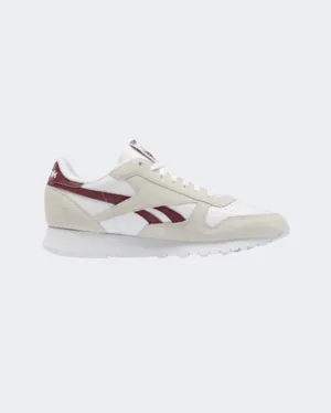 Reebok Classic Leather Men Running Shoes White/Burgundy Gx8749