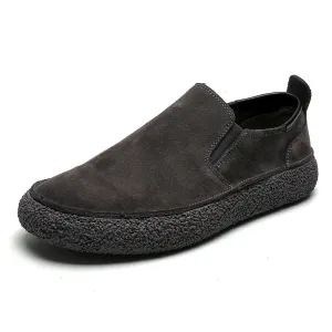 Retro Leather Anti-slip Soft-soled Suede Shoes