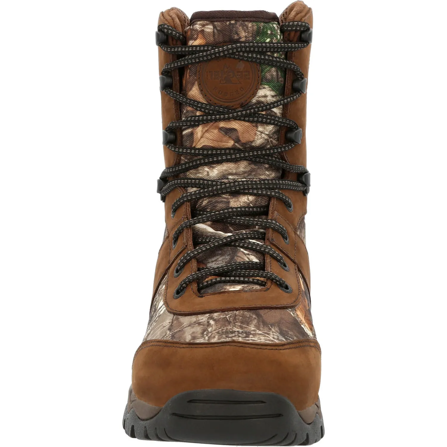 Rocky Mens Realtree Edge Leather 800G Red Mountain Hunting Boots