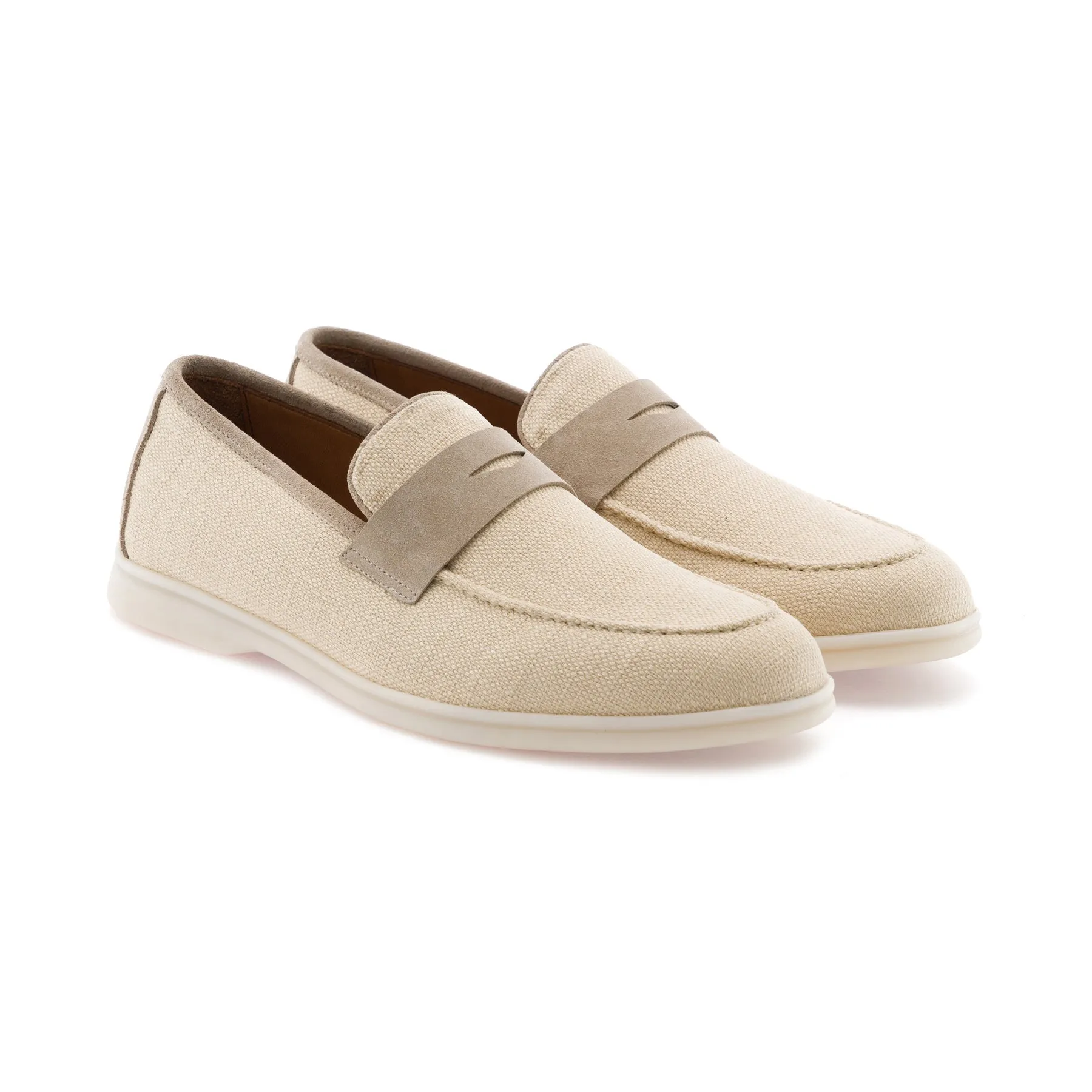 Sandman Beige Suede Loafer