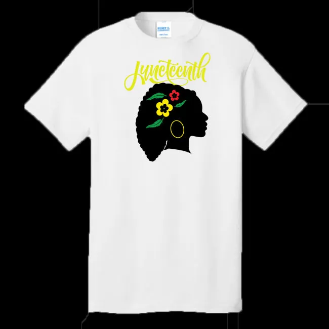 Silhouette of Life Unisex Juneteenth T-shirt - Ships from The US