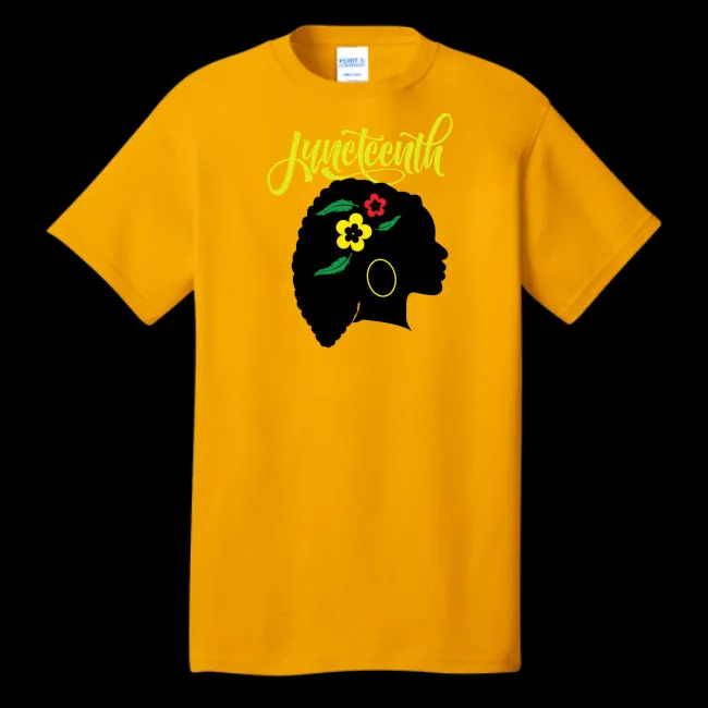 Silhouette of Life Unisex Juneteenth T-shirt - Ships from The US