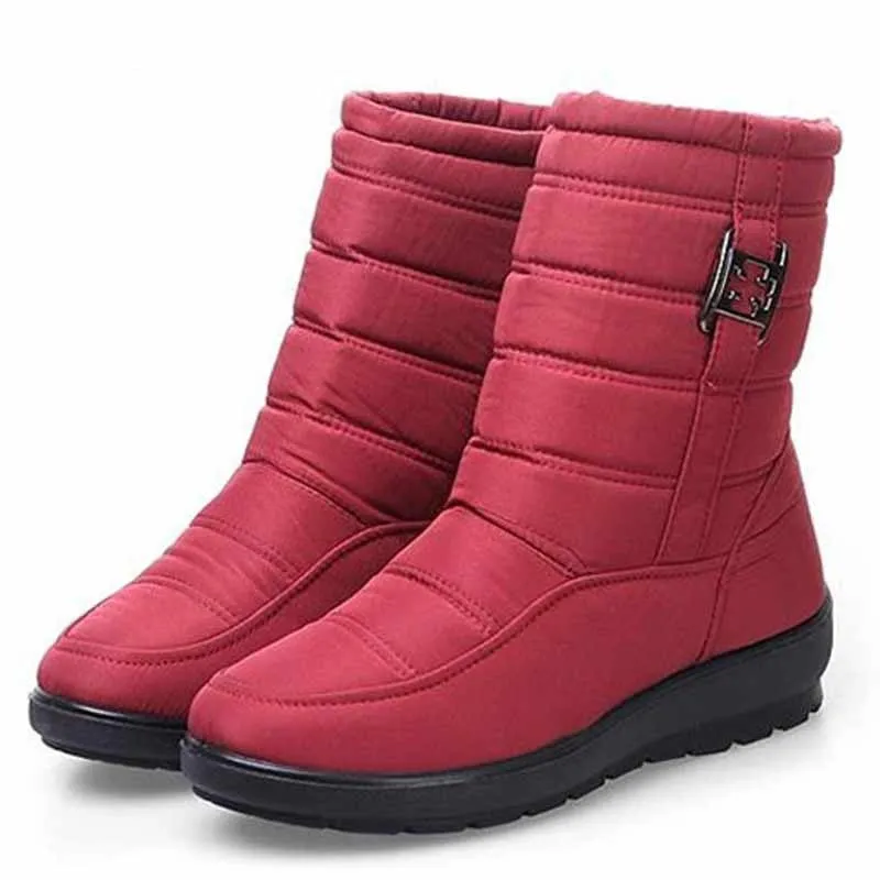 Snow Boots Women Plus Fur Warm Winter Boots Non Slip Ankle Boots