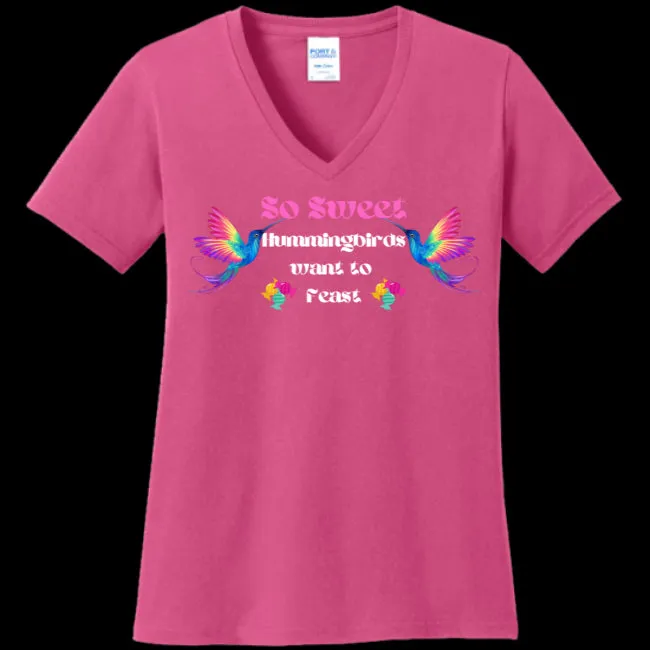 So Sweet Women's V-Neck Tee - Ships from The USA